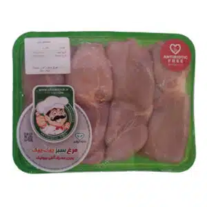 شنیتسل ران مرغ سبز