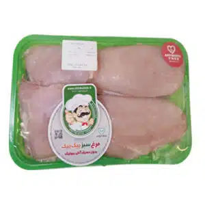 مرغ سبز قطعه شده